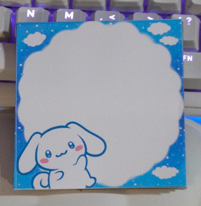 Memopad Cinnamoroll $60