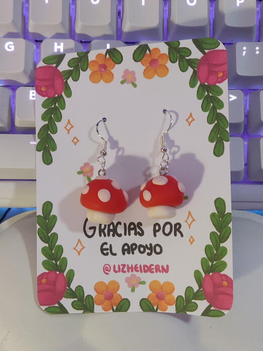 Aretes Honguitos $100