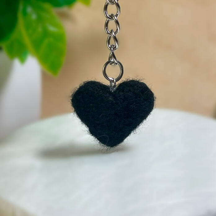 Llavero Corazon negro | #80