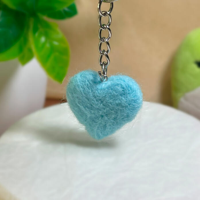 Llavero Corazon Celeste | #80