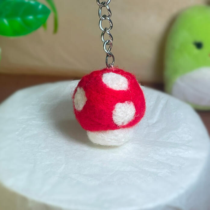 Llavero Honguito Rojo | $100