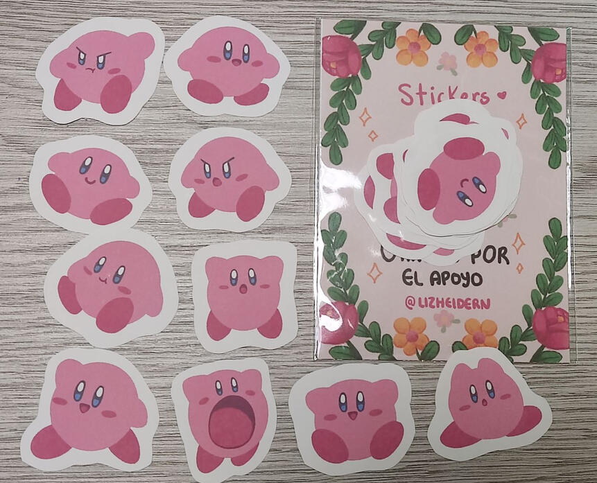 Stickers de Kirby $50