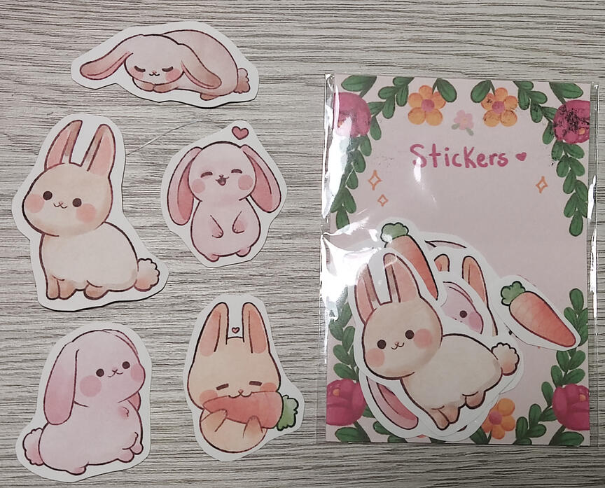 Stickers de conejitos $30